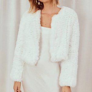 Bubish Faux Fur Lola Jacket - White